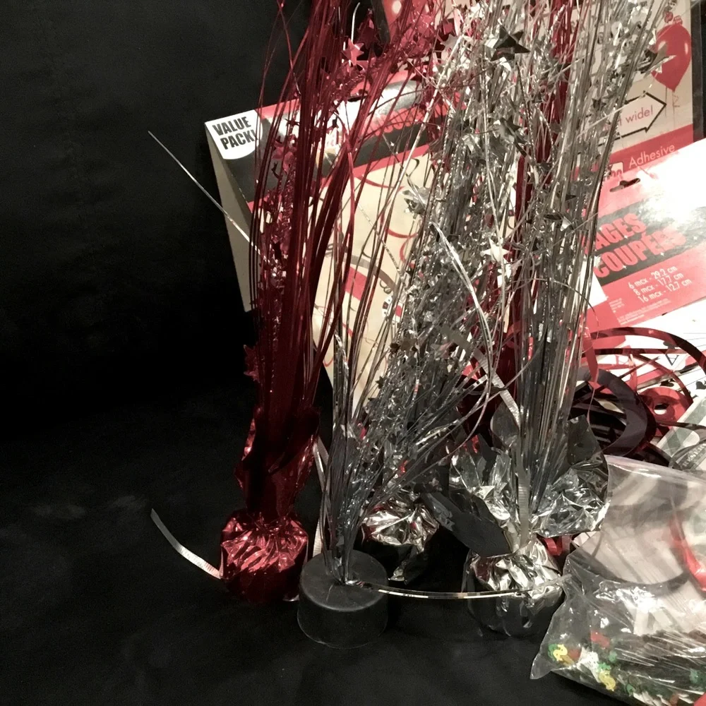 Party supplies. Giant banner,etc..